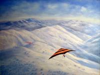 Nature - The Hangglider - Oil On Canvas